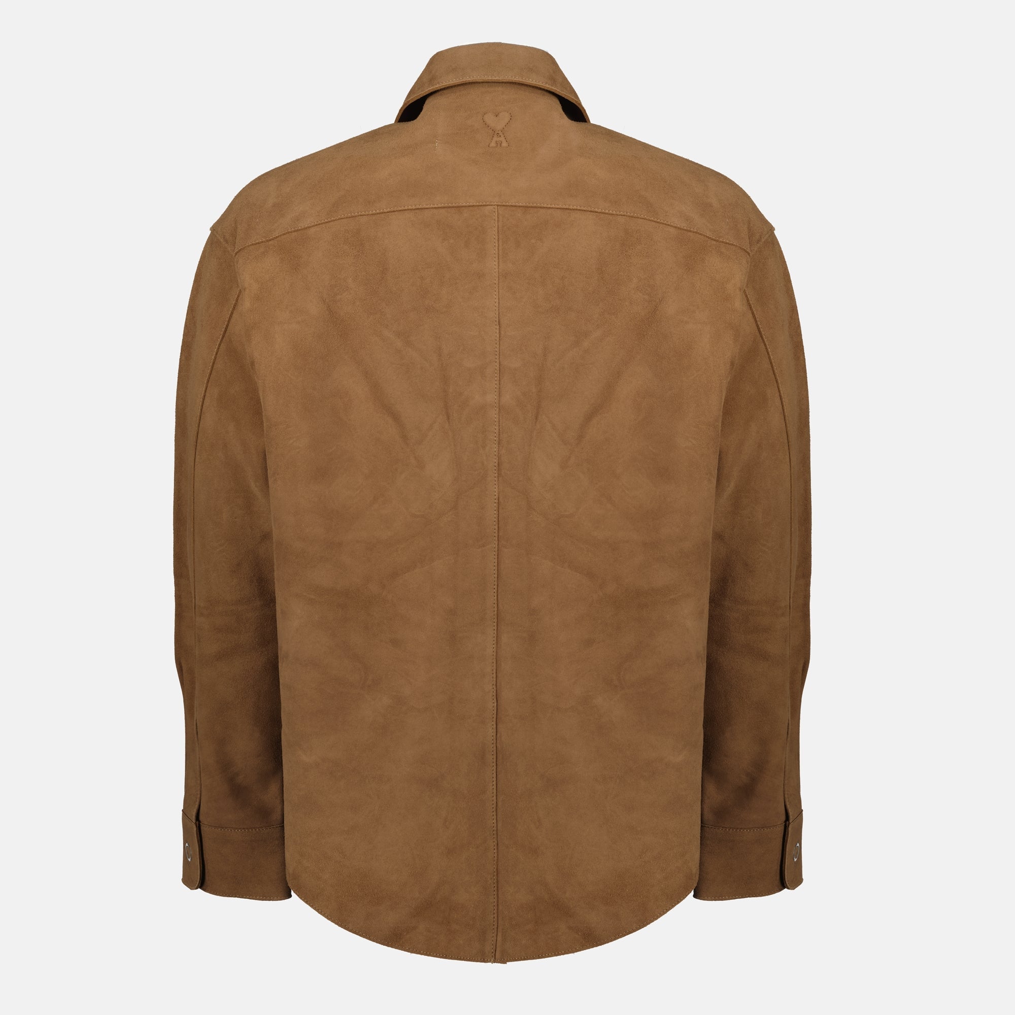 suede leather shirt jacket ami paris 15586451259772