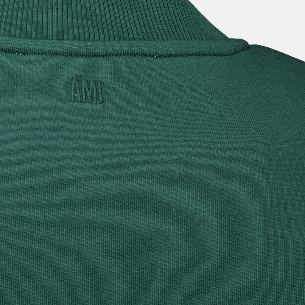 Green Cotton Sweatshirt