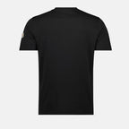 Imagem da T-shirt de bolso com monograma preta da Moncler para Homens - Temporada Primavera-Verão 2025 - Vista Detalhe 2
