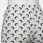 Moon bike shorts, Marine Serre shorts, high-waisted bike shorts, polyamide shorts, contemporary fashion