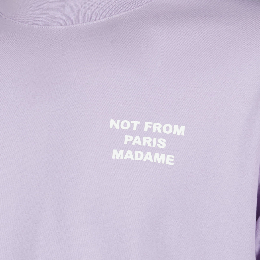 リラ スローガン Tシャツ 'Not From Paris Madame'