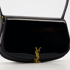 Mini Sac Voltaire, patent leather bag, Saint Laurent accessories, women’s handbags, luxury fashion