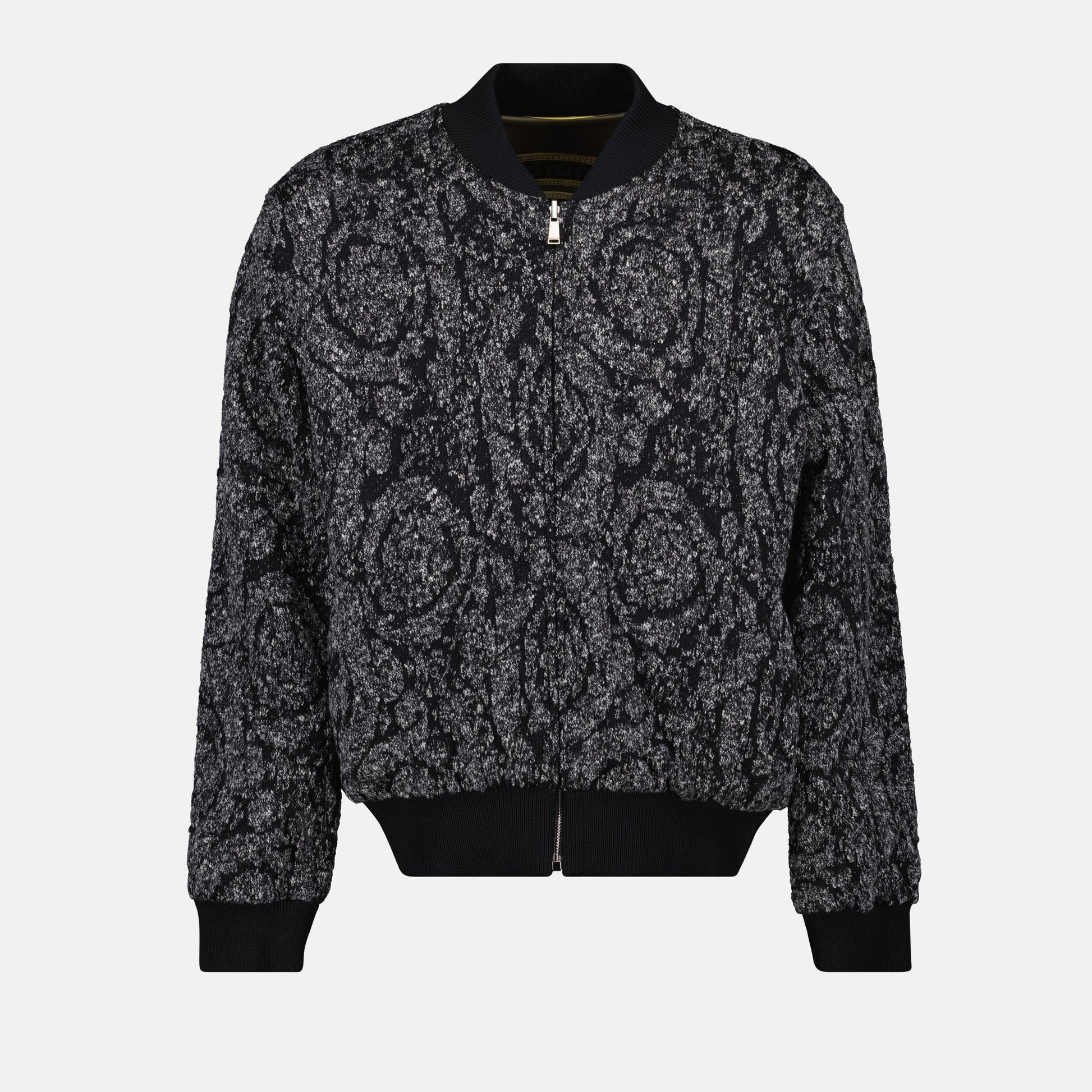 Versace bomber jacket, reversible jacket, Barocco print, luxury fashion, Autumn-Winter 2024