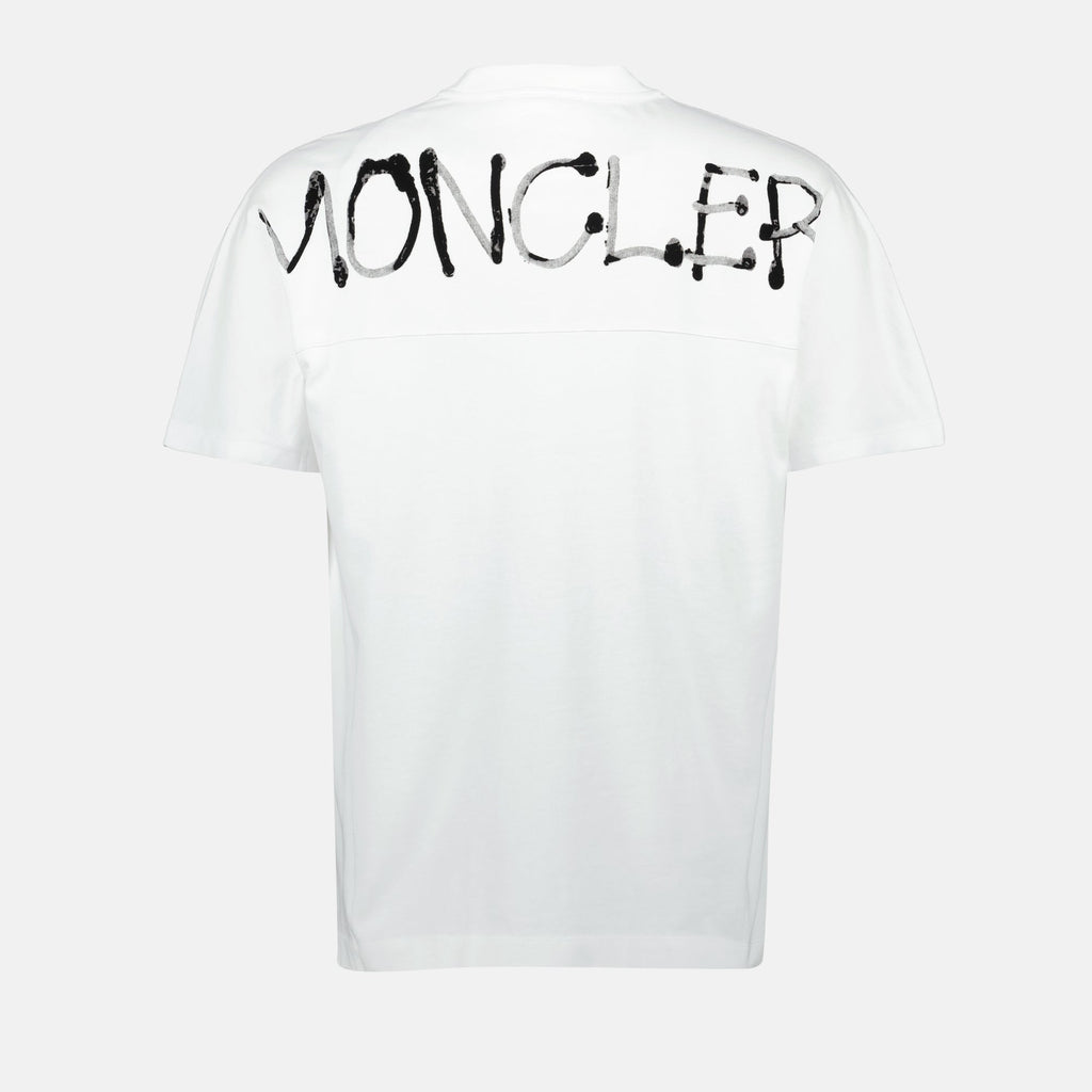Bild des Graffiti-Logo-T-Shirts von Moncler für Herren - Saison Frühling-Sommer 2025 - Detailansicht 2