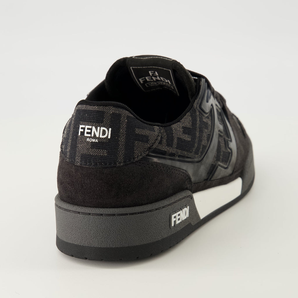 Fendi sneakers, black sneakers, luxury footwear, casual elegance, designer sneakers