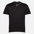 Image of Moncler Grenoble Black Logo T-Shirt by Moncler Grenoble for Men - Season Autumn-Winter 2025 - Front View
