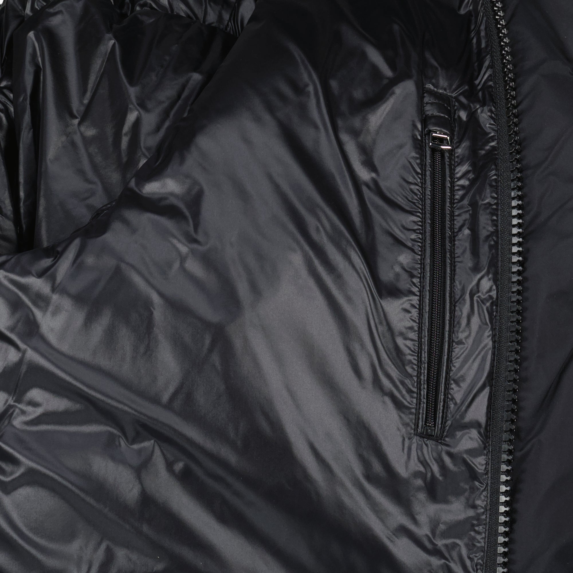 Moncler down jacket, Maya 70 jacket, black nylon jacket, men's outerwear, luxury outerwear