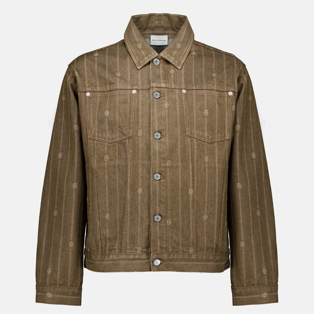 Monogram Denim Jacket - Drôle de Monsieur