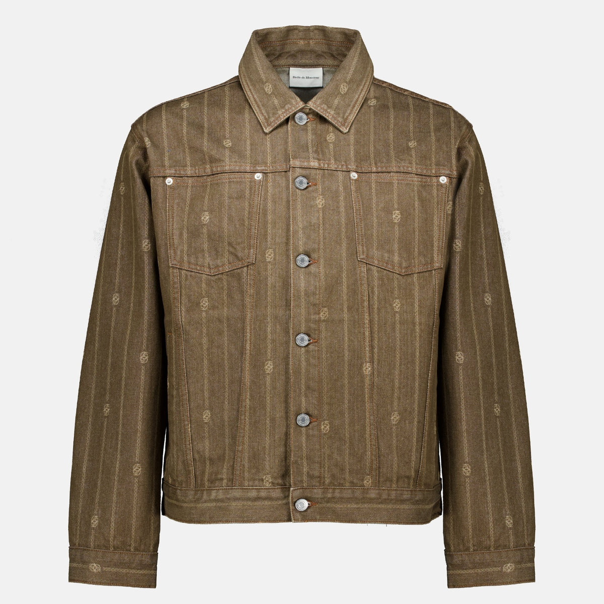 Monogram Denim Jacket - Drôle de Monsieur