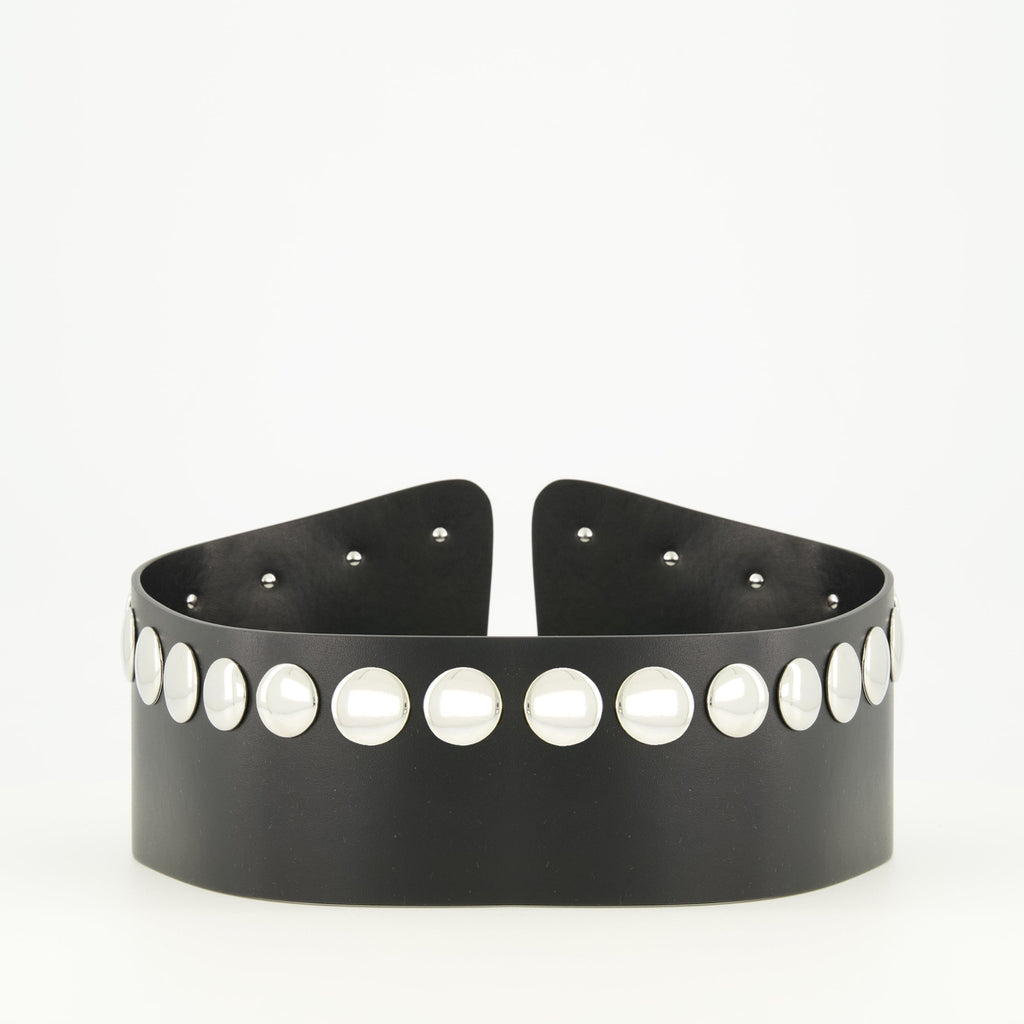 Image of Mona Studded Belt by Iro for Women - Season Spring-Summer 2026 - Back View