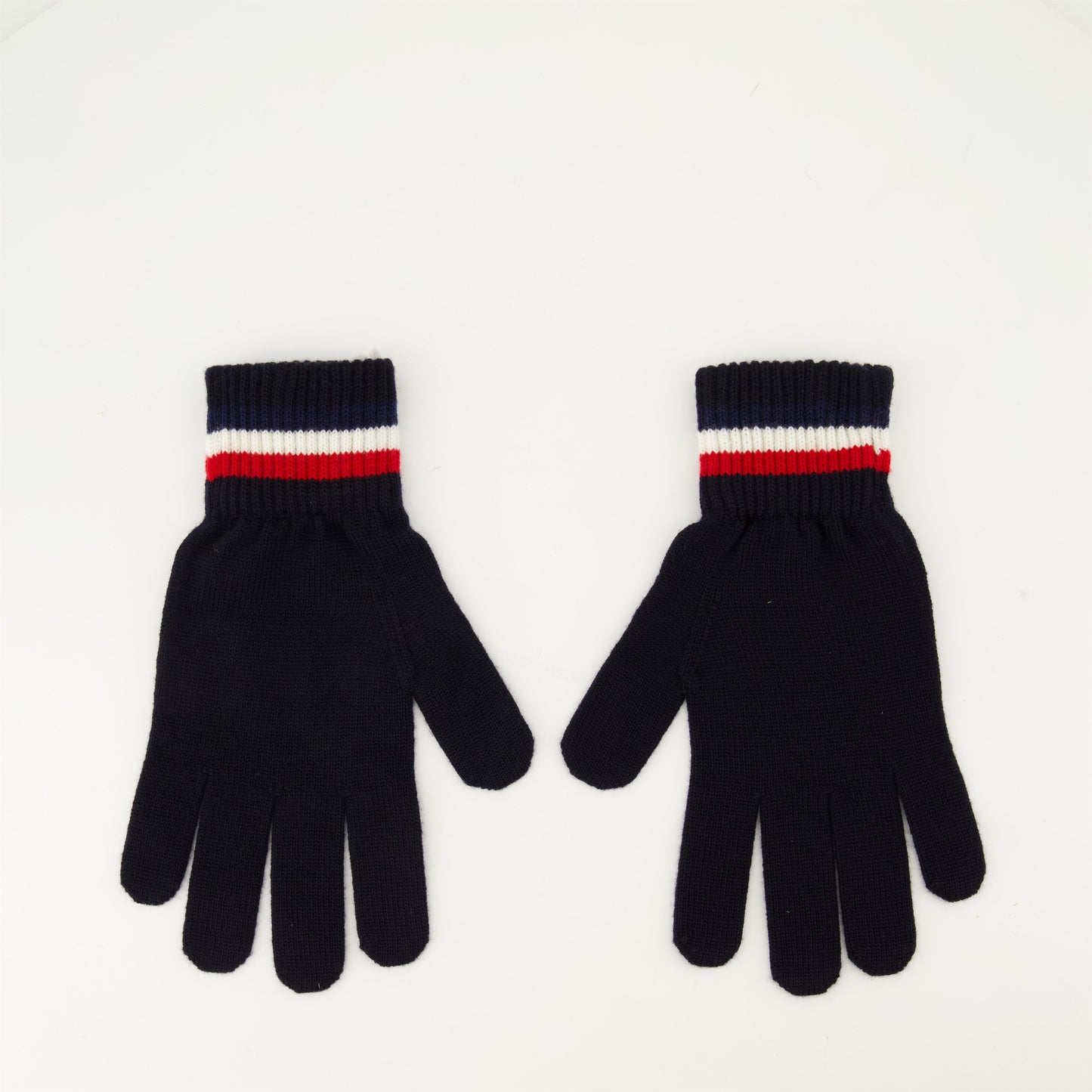 woolen gloves, navy blue gloves, Autumn-Winter collection, premium quality wool, luxury accessory