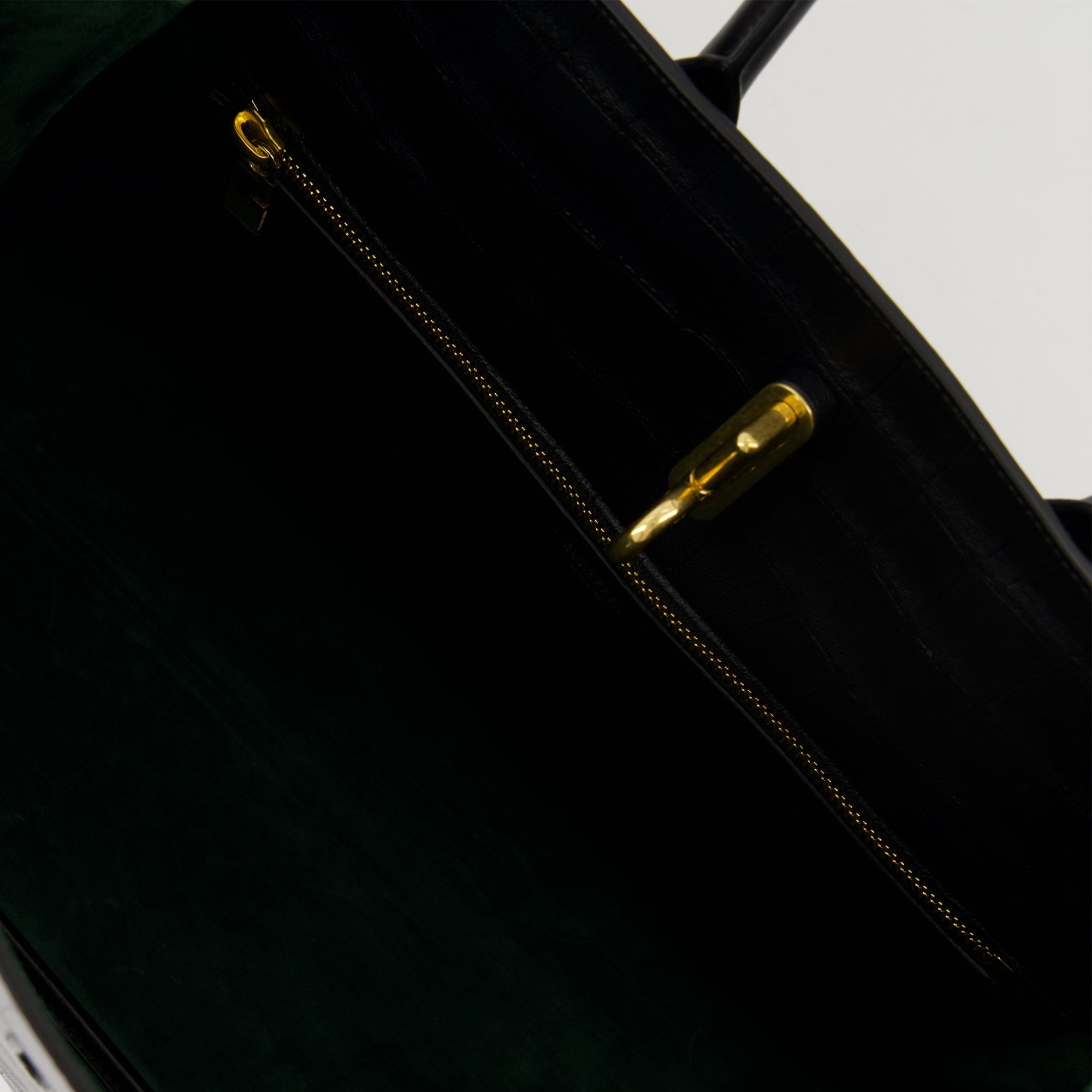 Rocking Horse tote bag, croc-effect leather bag, designer handbag, Burberry tote, luxury accessories