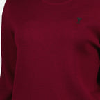 Ami Paris, Bordeaux sweater, wool sweater, Autumn-Winter 2025, long sleeve top