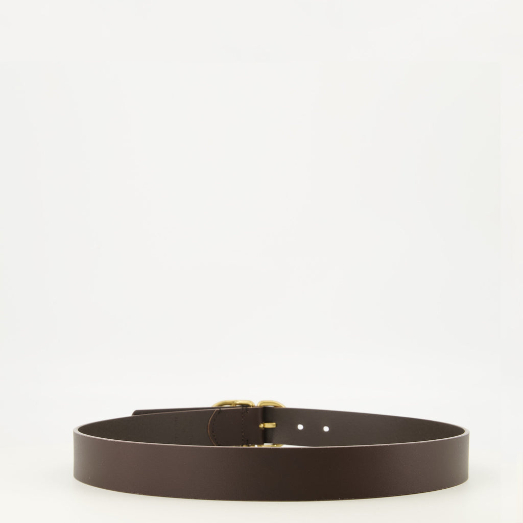 Brown Leather CD Belt