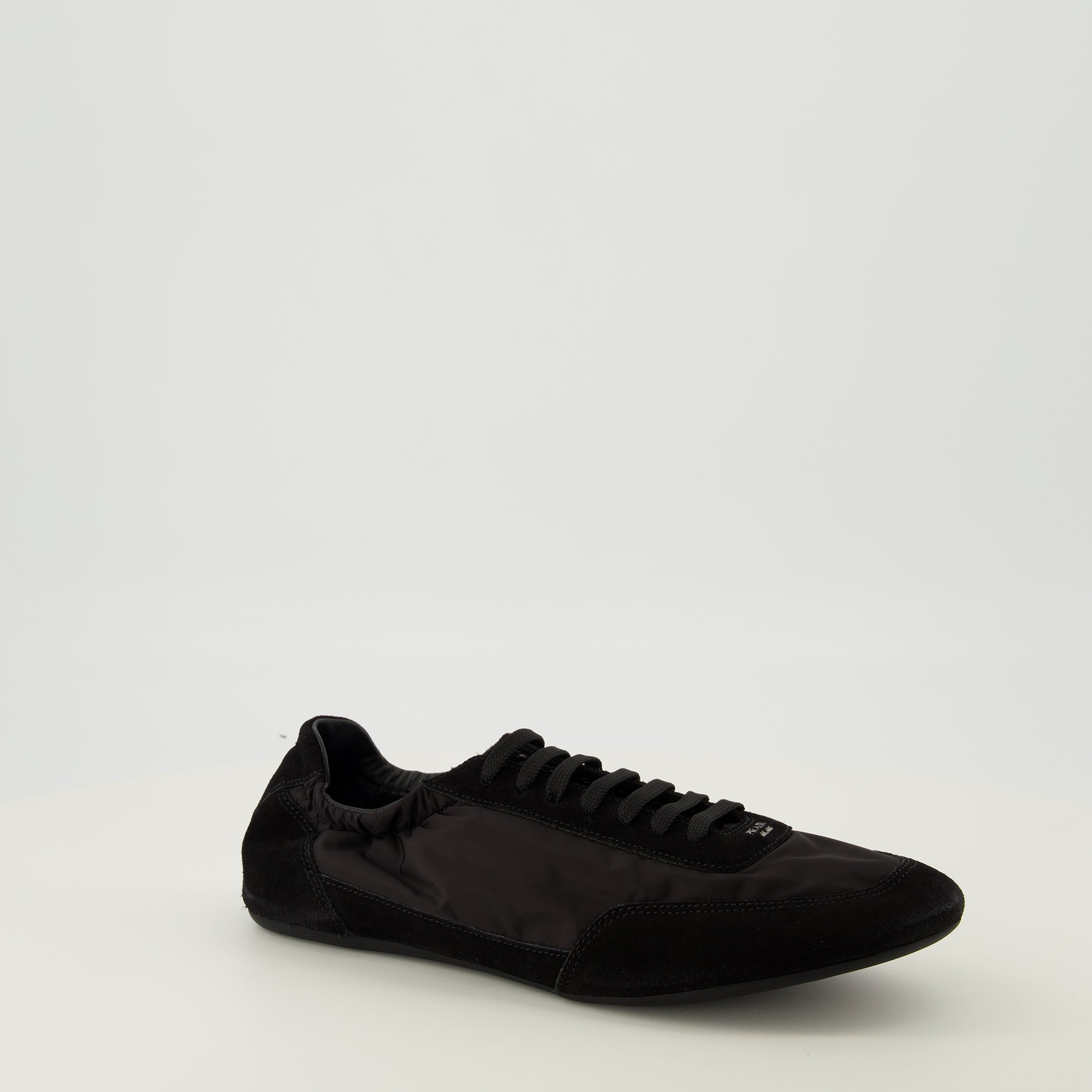 Prada sneakers, black sneakers, Re-nylon footwear, luxury sneakers, men's sneakers