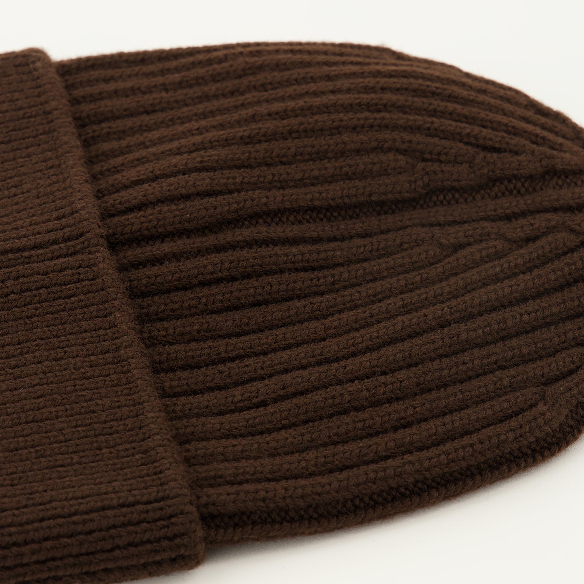 brown wool bonnet, Moncler Grenoble, Autumn-Winter collection, luxury accessories, wool headwear
