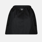 Re-Nylon skirt, Prada clothing, flared skirt, sustainable fashion, eco-friendly textile