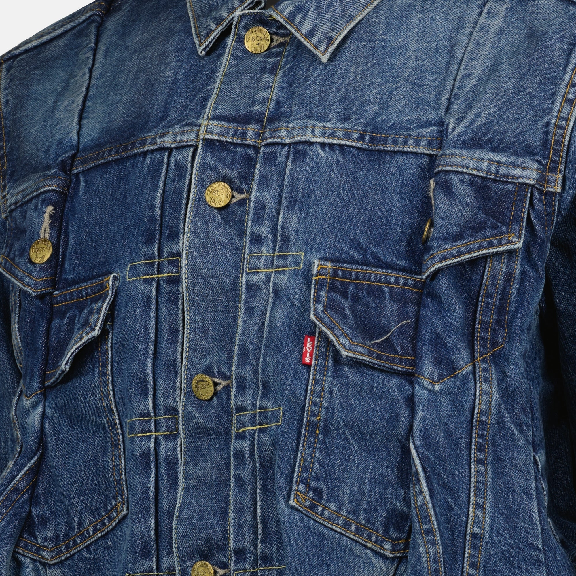 denim jacket sacai x levis sacai men 15434474946940