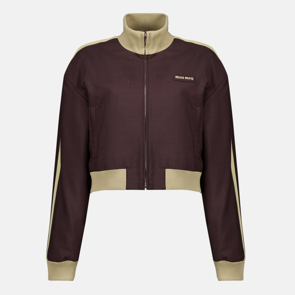Mohair Blouson de Chevreau Brown
