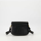 black leather bag, AMI Paris bag, unisex accessories, chic leather handbag, stylish bag