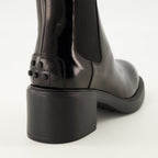 Image of Black Chelsea Boots by Tod's for Women - Season Fall - Winter 2025 - Back View