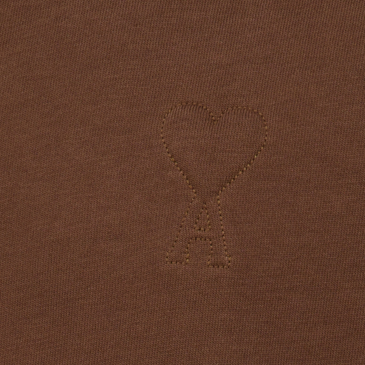 T-Shirt en Coton Marron