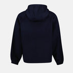 navy wool jacket, hooded jacket, Drôle de Monsieur, men's fashion, spring-summer collection