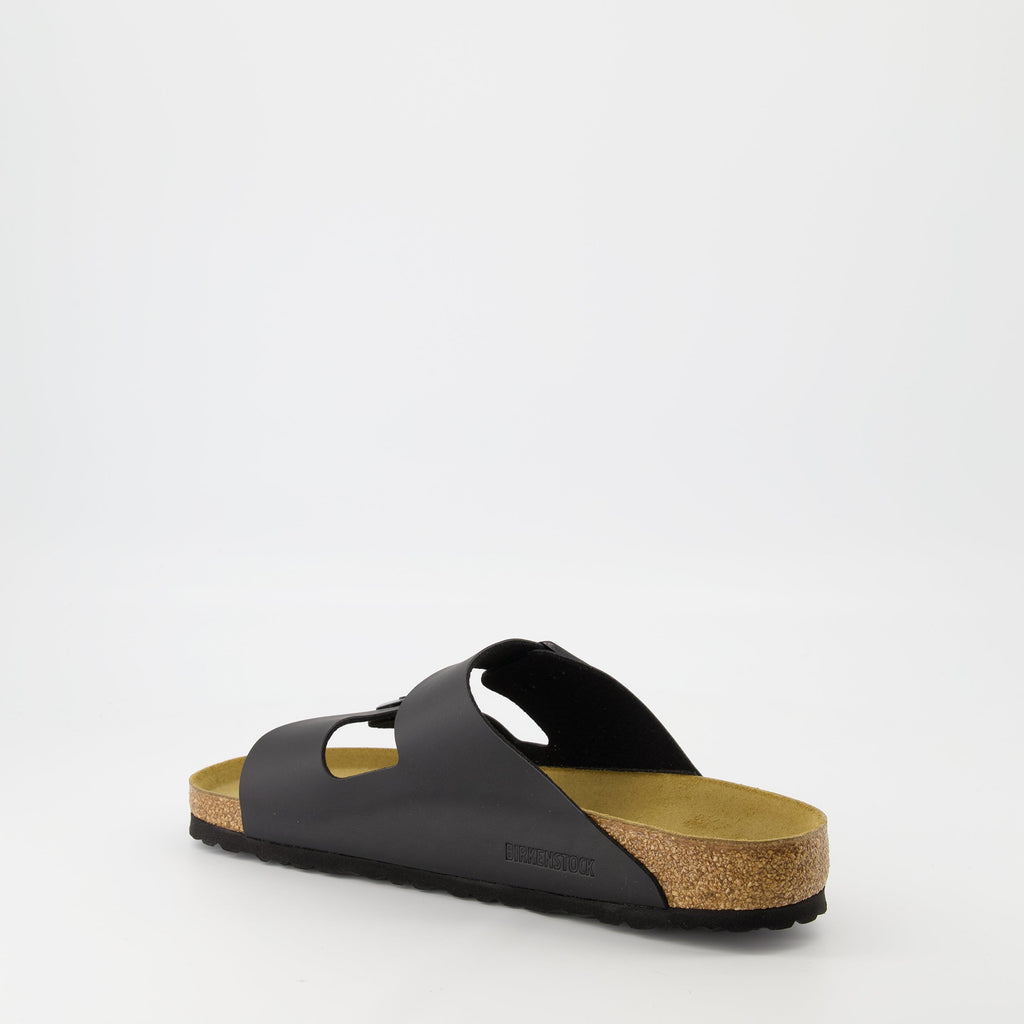Birkenstock sandals, Arizona Birko-Flor, comfortable footwear, summer sandals, black sandals