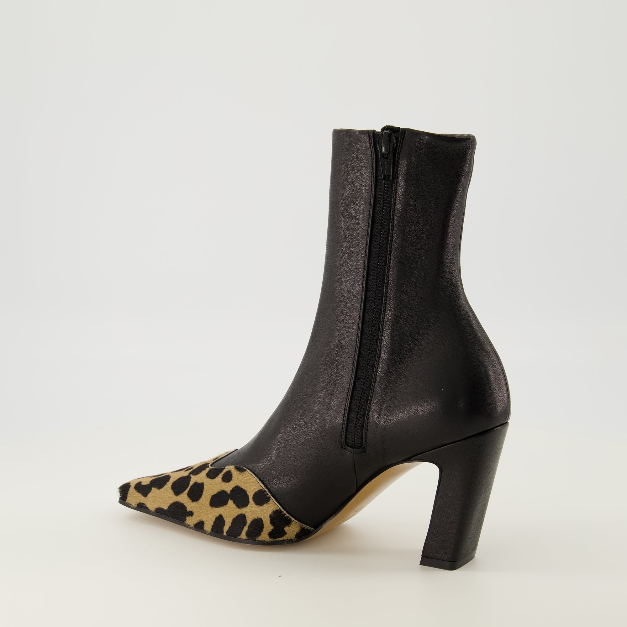 Khaite boots, ankle boots, leopard print, black boots, Fall Winter 2025