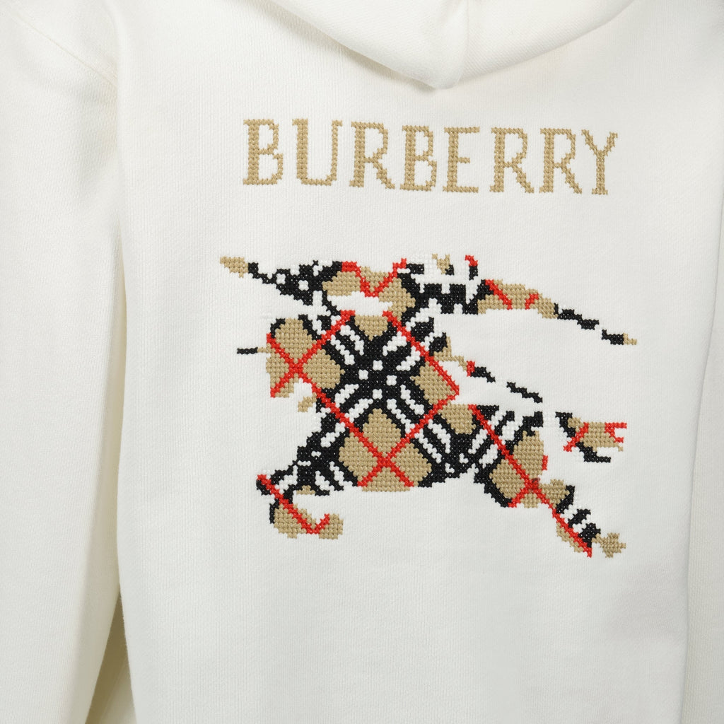 Burberry sweatshirt, hooded sweatshirt, cotton hoodie, equestrian knight, autumn-winter fashion