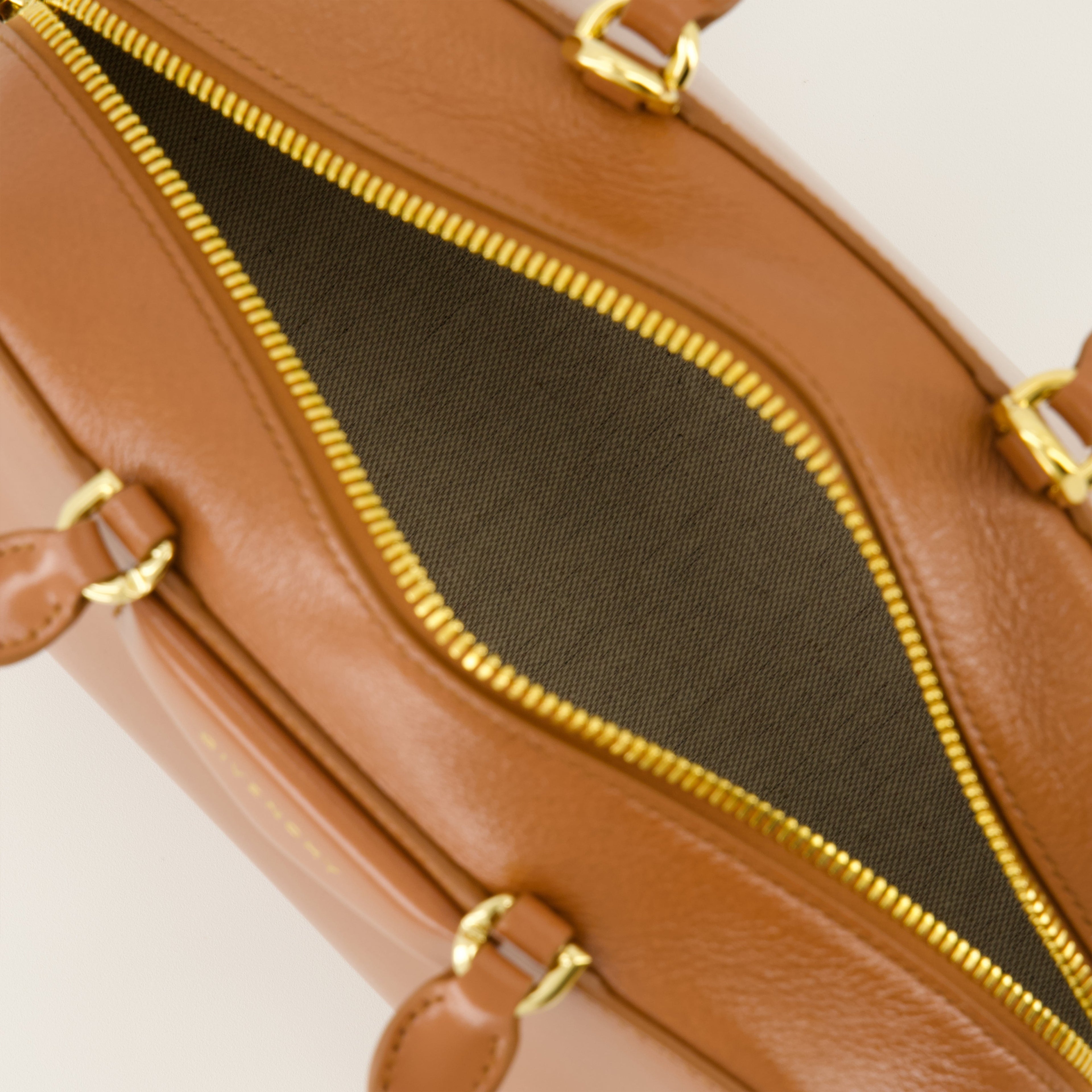 Givenchy Antigona Bag, East-West Handbag, Brown Leather Bag, Designer Handbag, Luxury Accessories