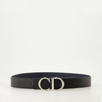 Reversible Belt, Grain Leather Belt, Dior Belt, Fashion Accessory, Fall-Winter Collection
