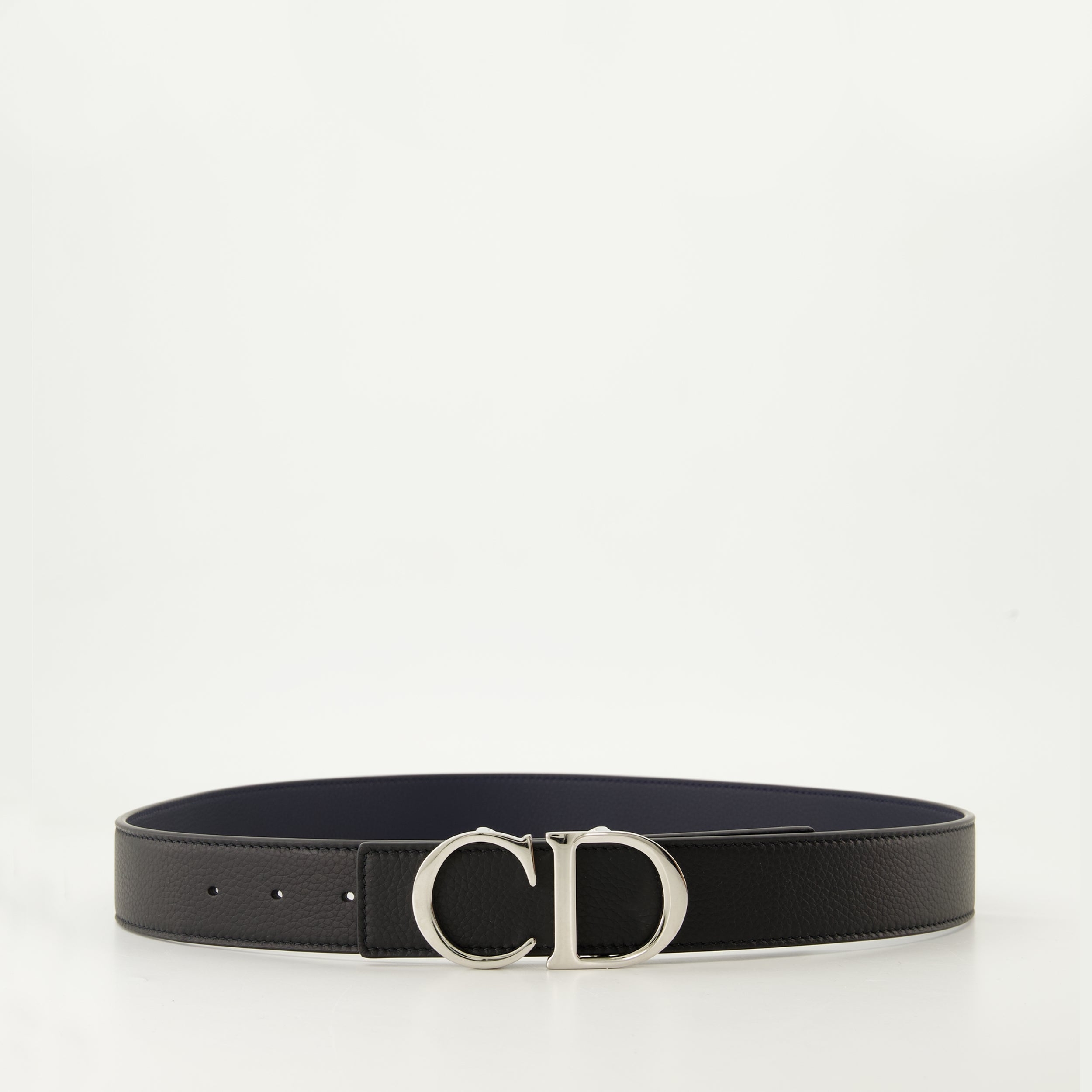 Reversible Belt, Grain Leather Belt, Dior Belt, Fashion Accessory, Fall-Winter Collection