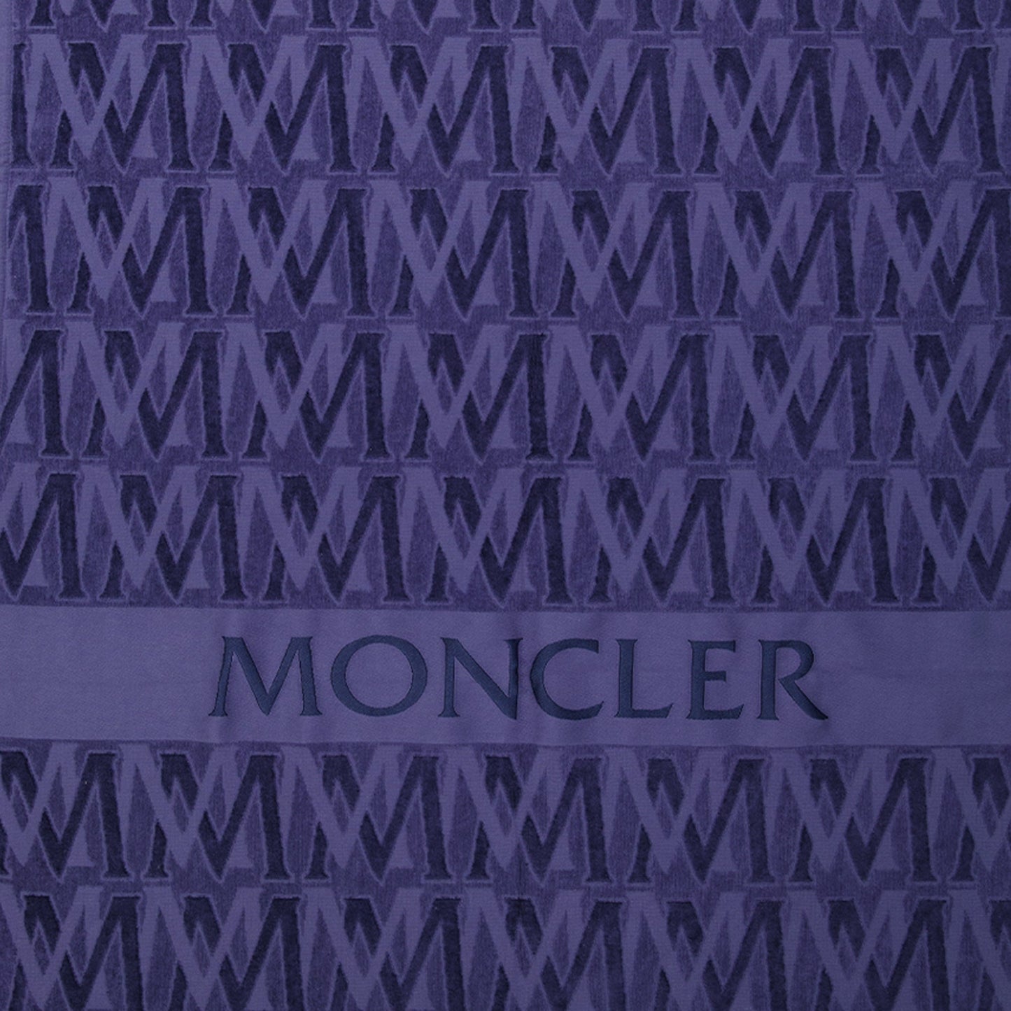 Moncler beach towel, blue towel, monogram towel, cotton towel, luxury accessories