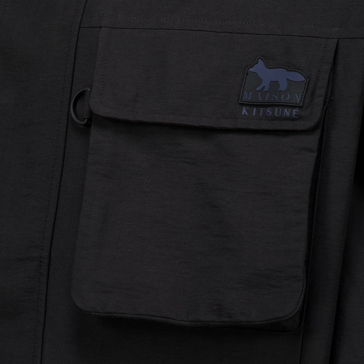 Black Windbreaker - Maison Kitsuné