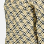 Imagen de la camisa beige de cuadro clásico de Burberry para mujeres - Temporada Otoño-Invierno 2024 - Vista de detalle 5