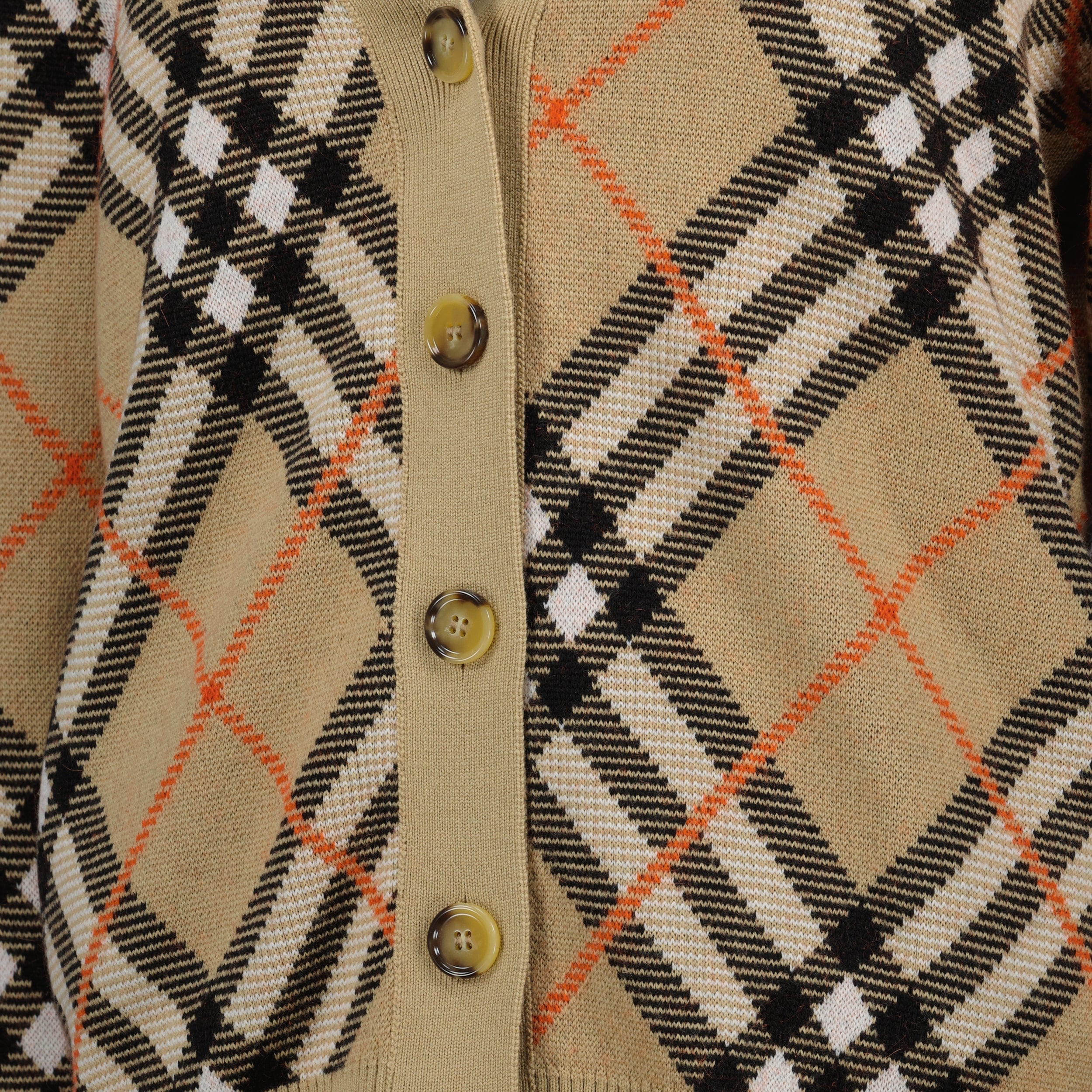 cardigan, checked pattern, Burberry, wool, Autumn-Winter 2024