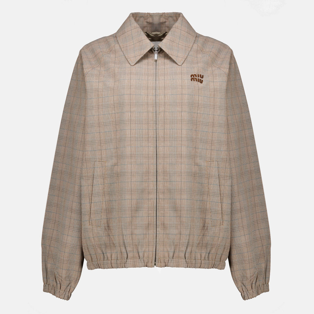 Checked Wool Jacket