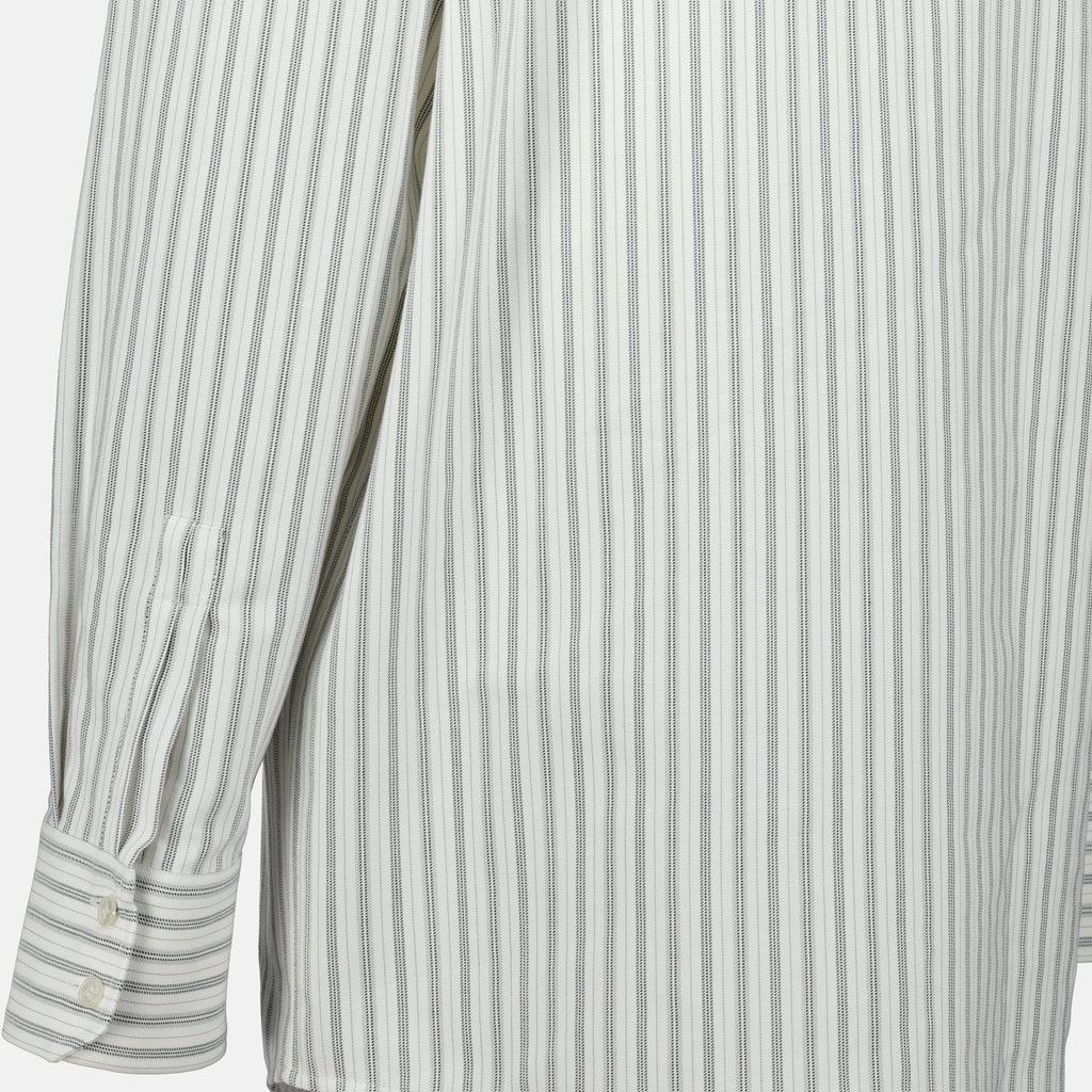 Saint Laurent shirt, striped shirt, cotton shirt, elegant shirt, Spring Summer collection