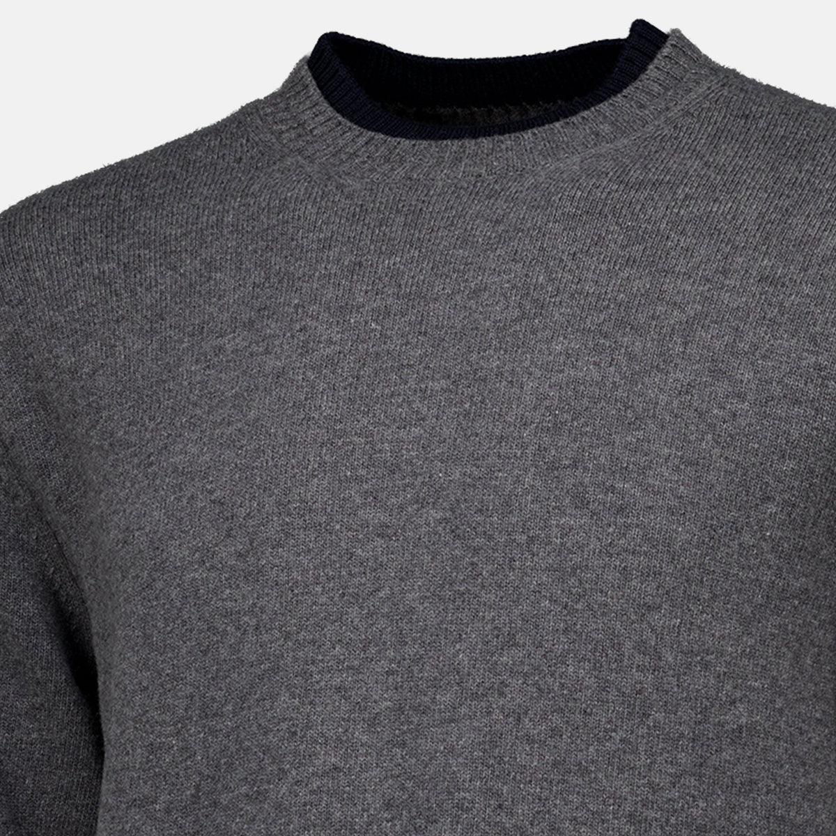 Grey Wool and Cashmere Sweater