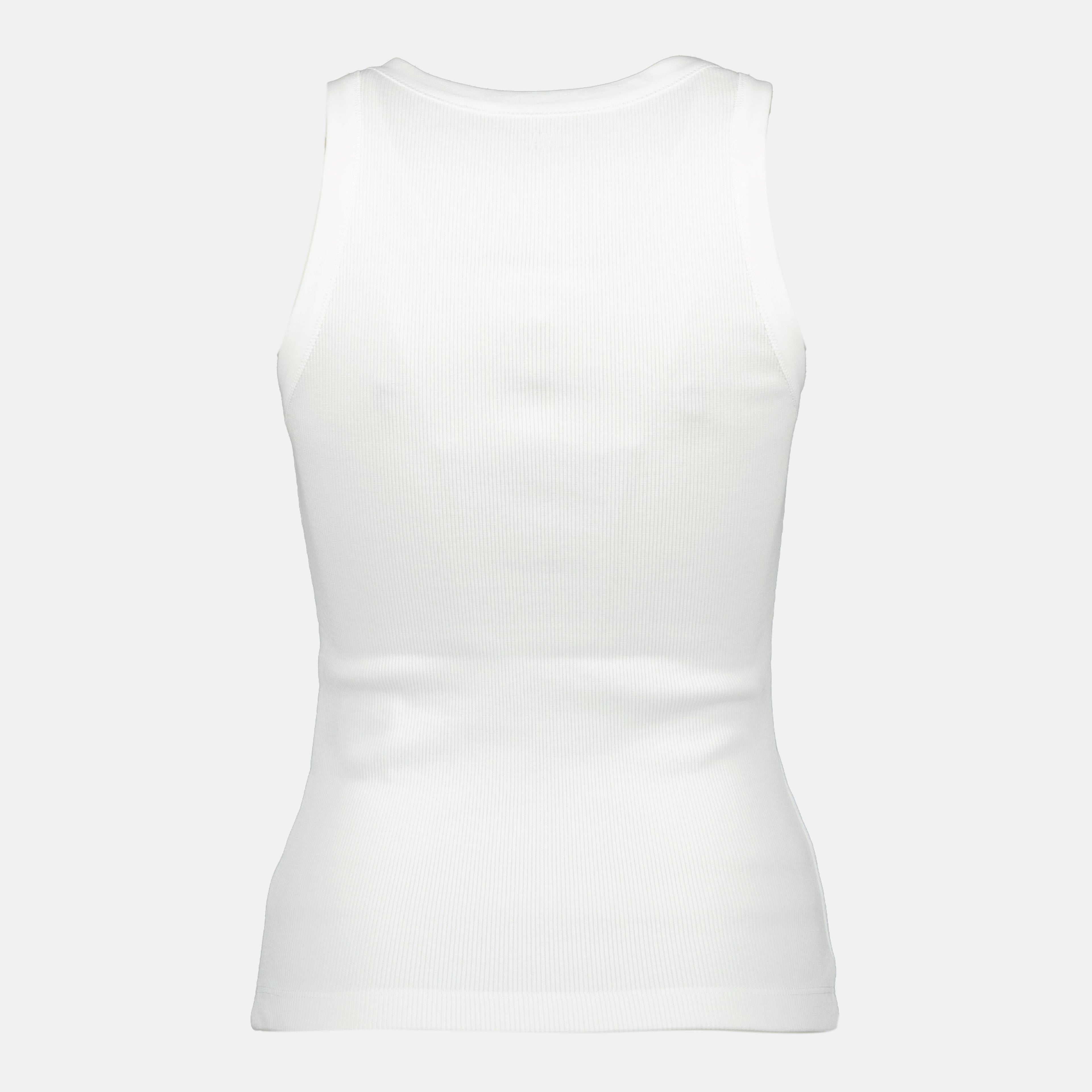 아미 파리의 여성용 아미 드 꾀르 흰색탱크탑 이미지 - 시즌 봄-여름 2026 - 뒷면 보기