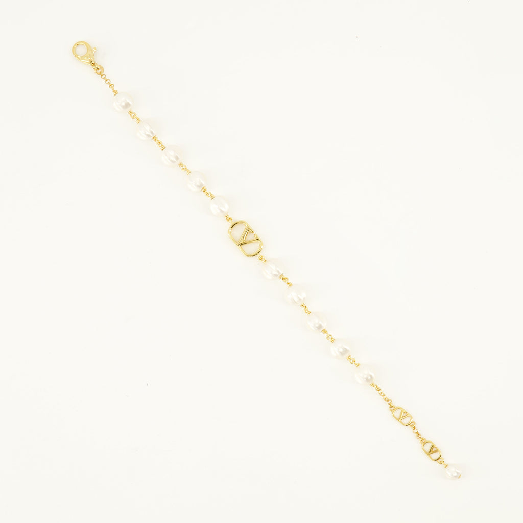Vlogo Bracelet with Beads