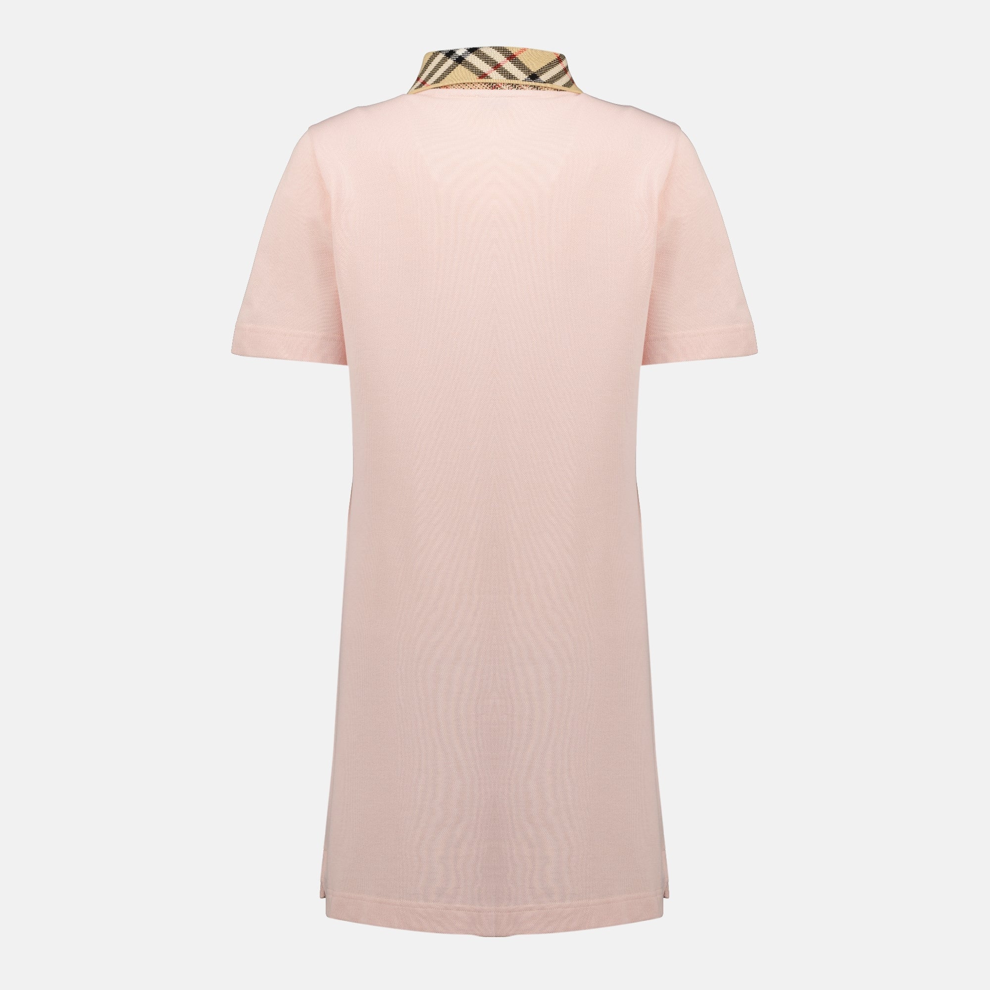 Burberry Polo Dress with Check Collar - Women - Women