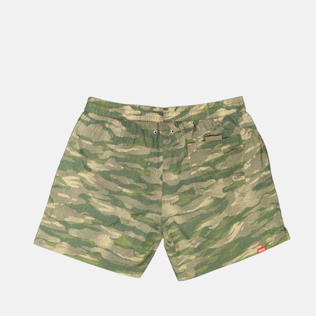 Camouflage Print Swim Shorts