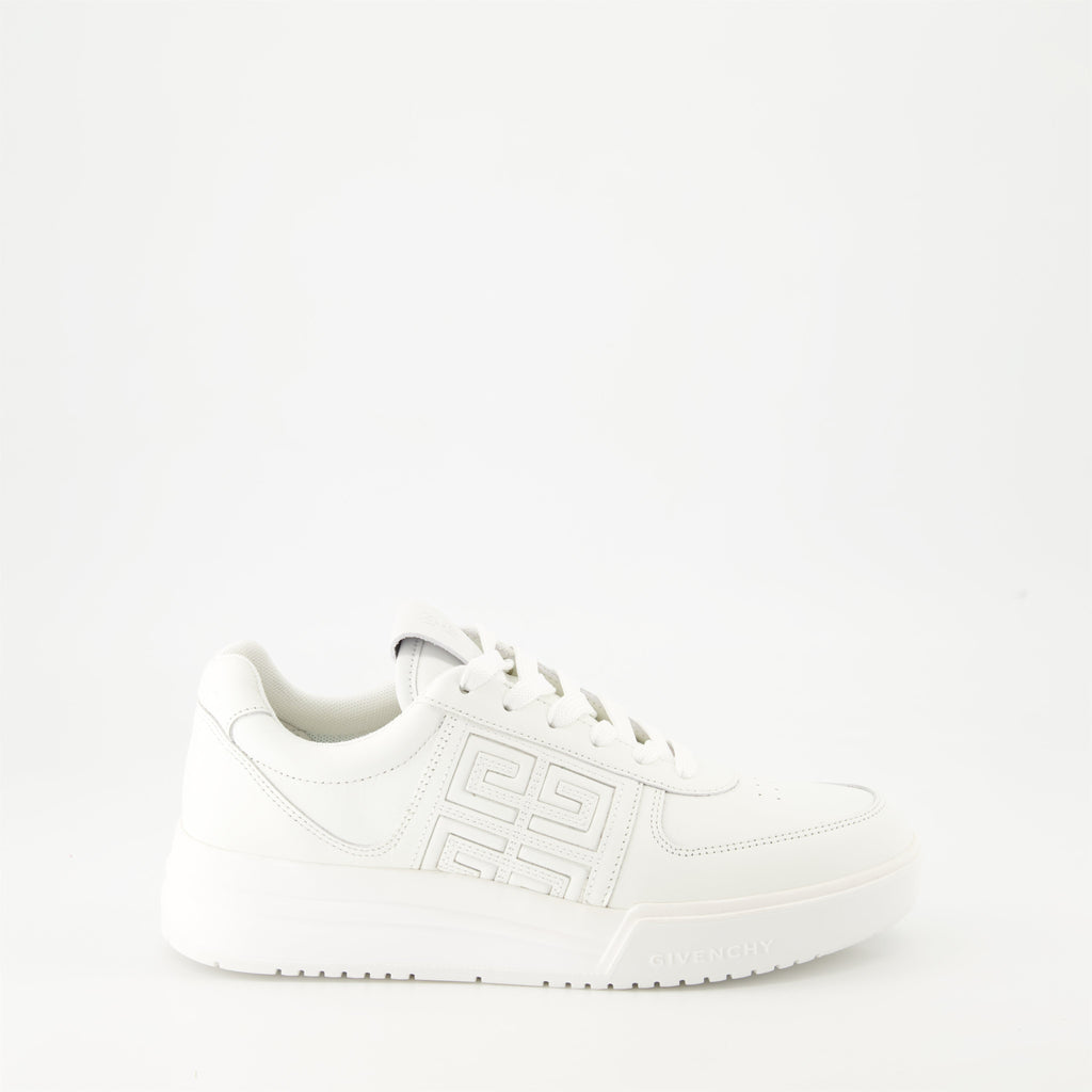 Givenchy sneakers, white leather shoes, luxury footwear, Autumn-Winter 2024, designer sneakers