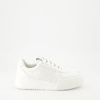Image of White Leather Sneakers G4 by Givenchy for Women - Season Autumn-Winter 2024 - Right Side View