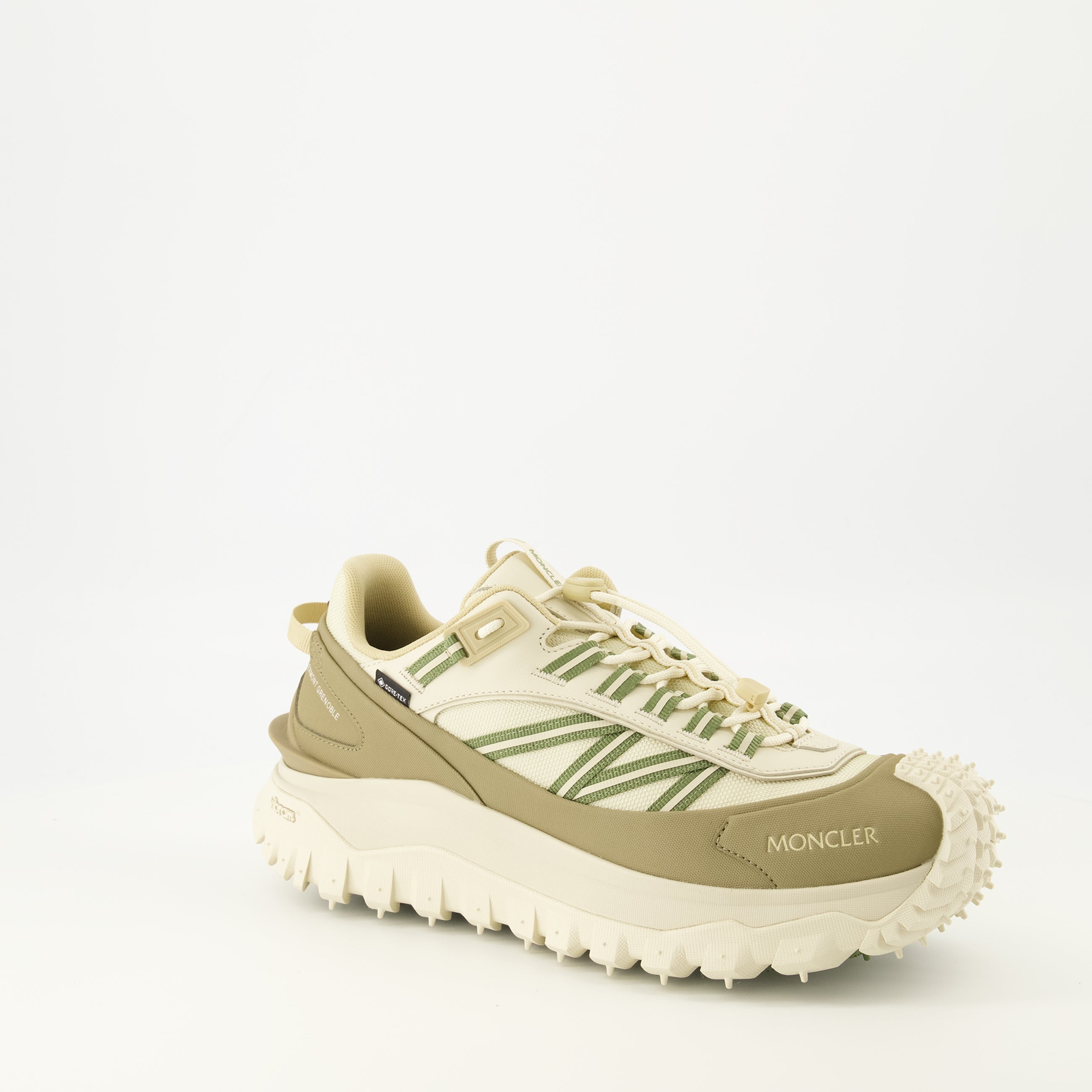 Image of Trailgrip GTX Beige by Moncler for Men - Season Spring-Summer 2026 - Front Right Three-Quarter View