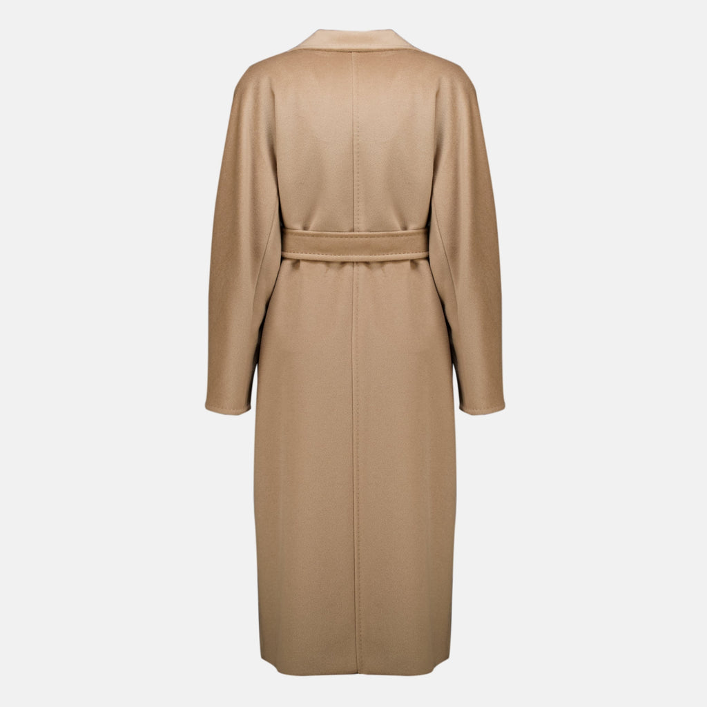 Manteau Icon beige en laine et cachemire