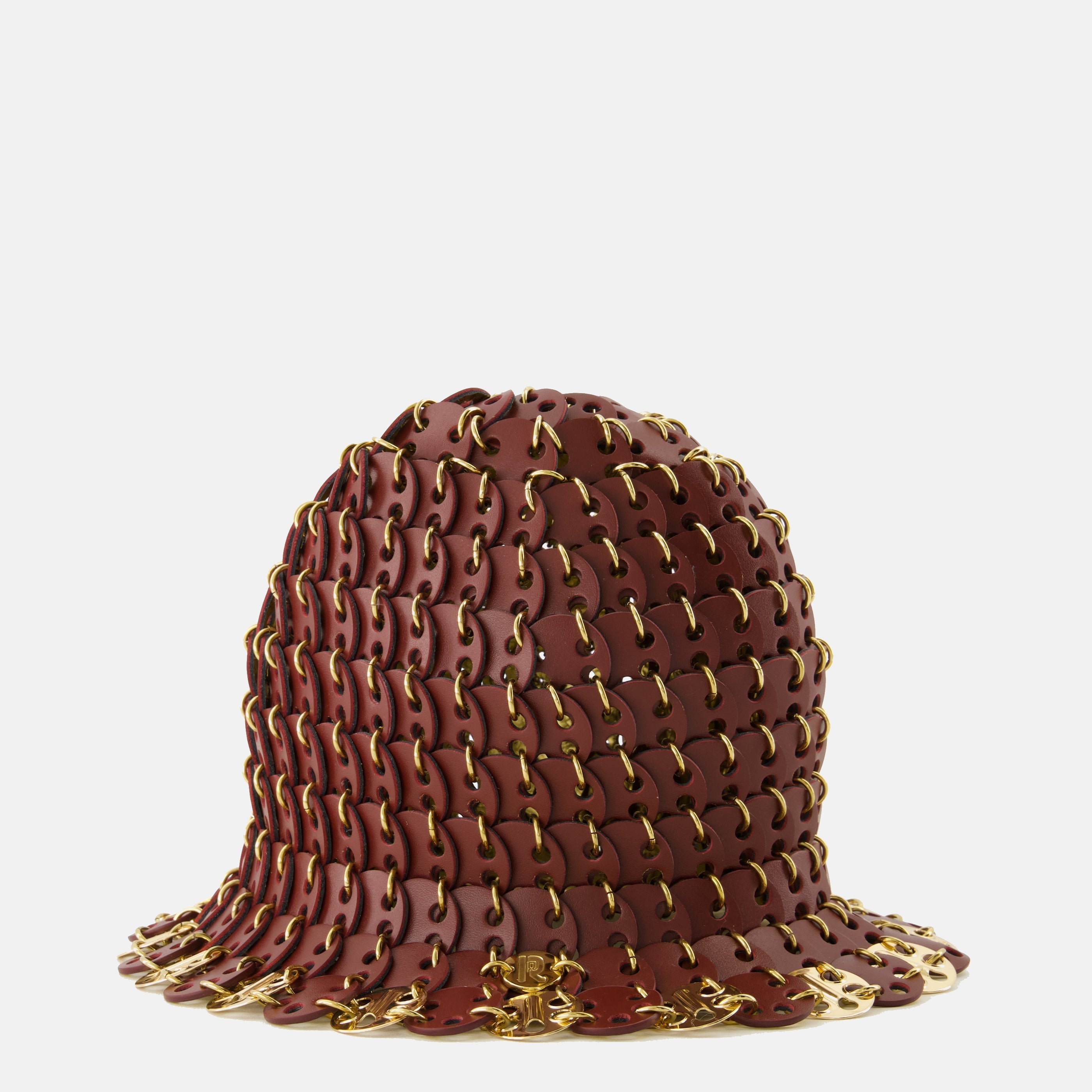 Bordeaux Leder Disk Bob