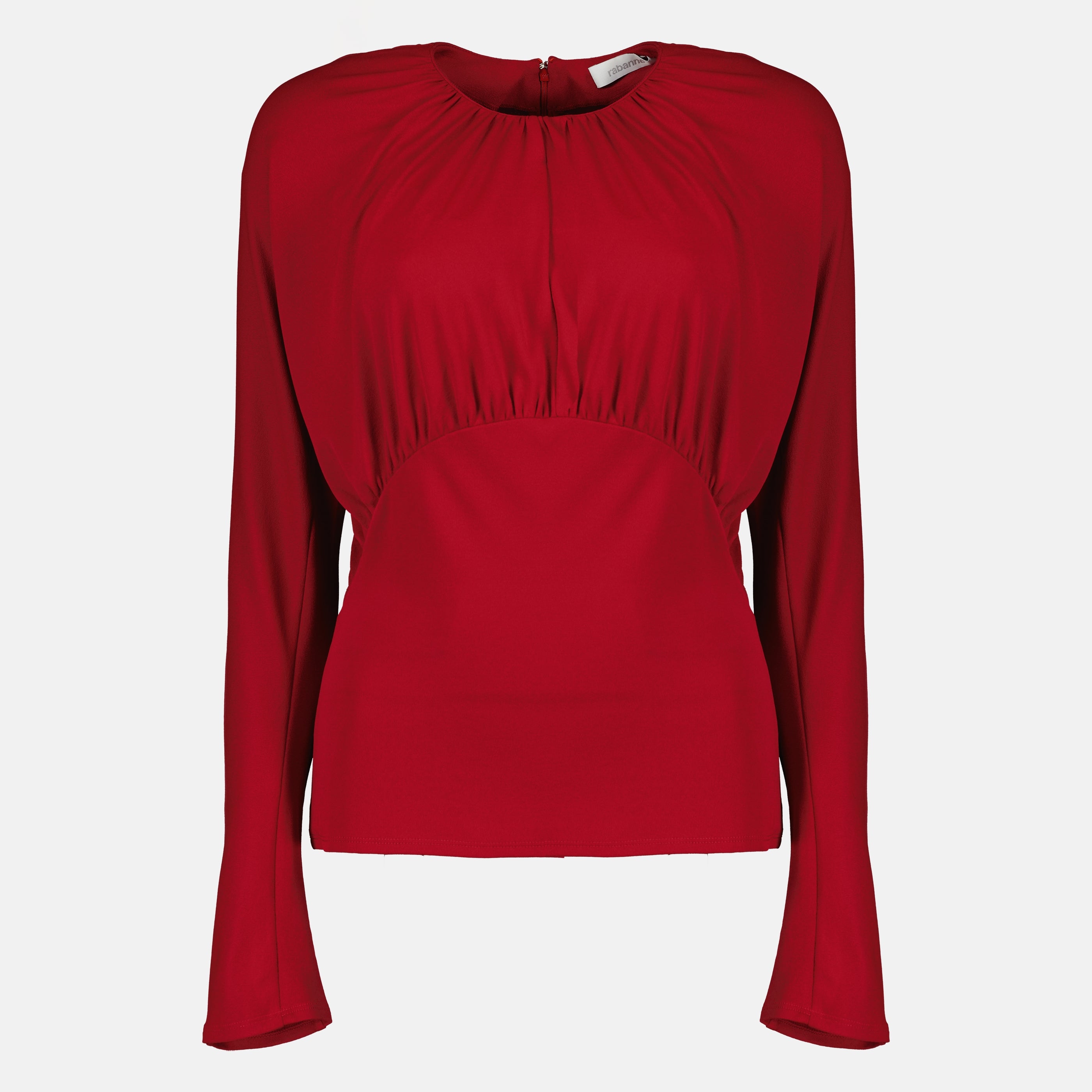 Rotes Jersey-Top